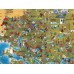 Детская интерактивная карта РФ "Карта нашей Родины" с ламинацией купить в Иркутске